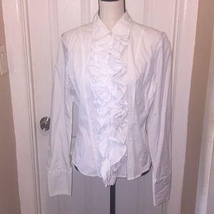 Newport News White long sleeves Shirt